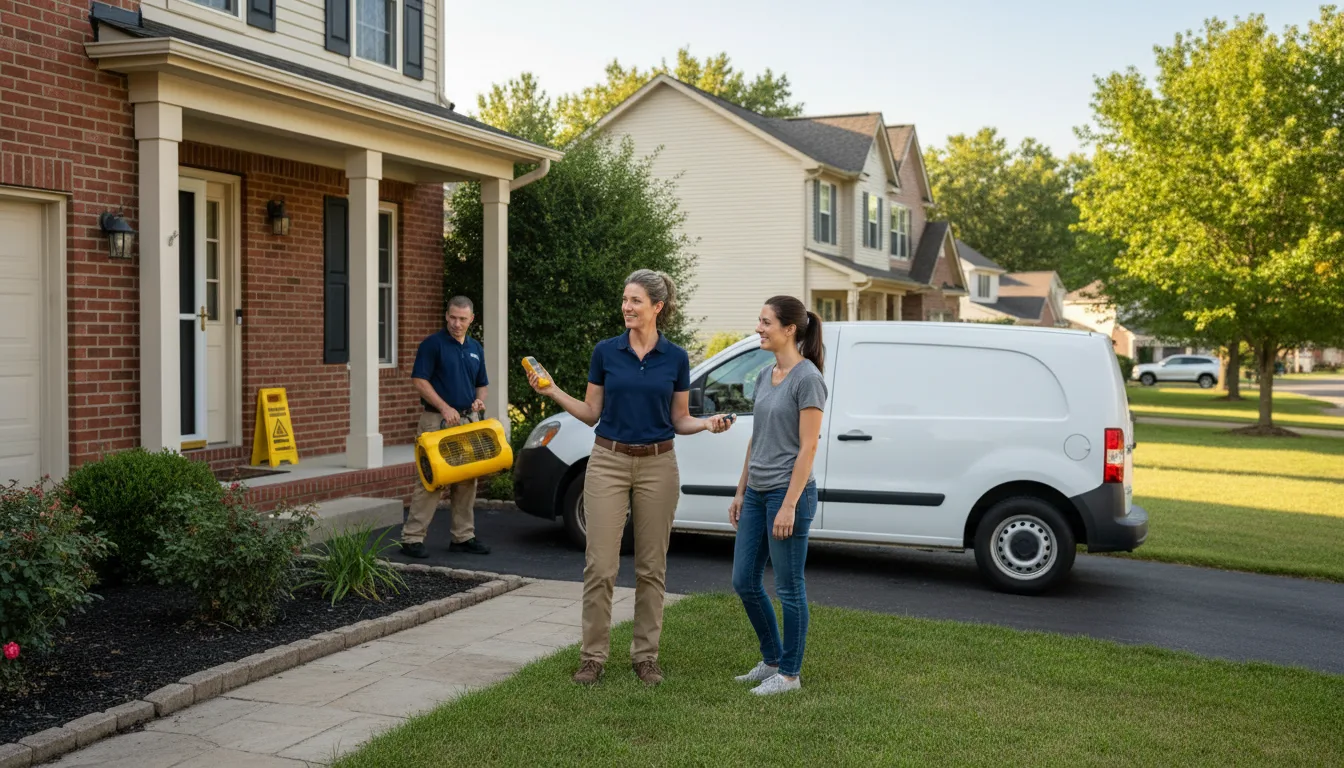 Water restoration image for Water Damage & Restoration Services in Creston, IA